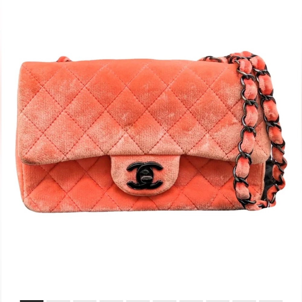 CHANEL VELVET TIMELESS BAG